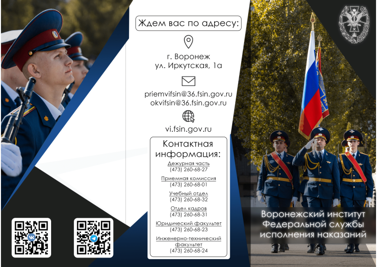Воронежский институт ФСИН России абитуриентам 2025.